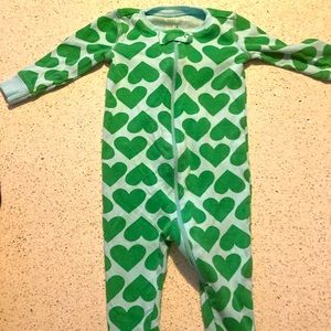 Valentine organic cotton pajamas